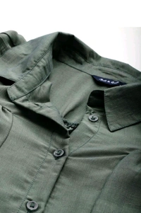  Mast & Harbour Women Solid Casual Green Shirt  - M