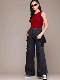  Roadster Relaxed Fit Women Black Jeans  - 30