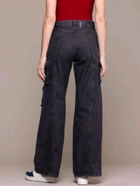  Roadster Relaxed Fit Women Black Jeans  - 36