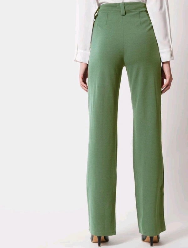 KOTTY Regular Fit Women Green Trousers  - 28