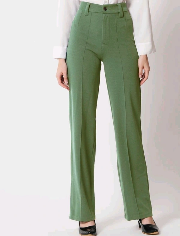 KOTTY Regular Fit Women Green Trousers  - 32