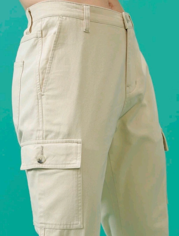  HIGHLANDER Regular Fit Men Beige Trousers - 30
