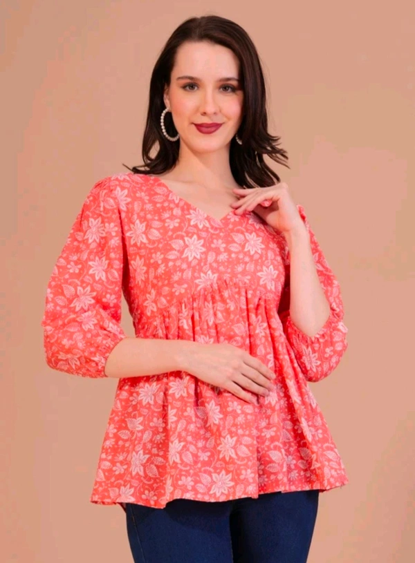 Shions Casual Printed Women Multicolor Top  - S