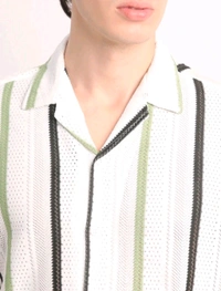  Voroxy Men Striped Casual Multicolor Shirt - L