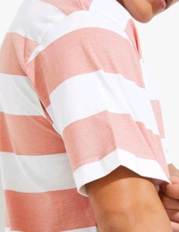 MAX Printed Men Round Neck Pink T-Shirt - S