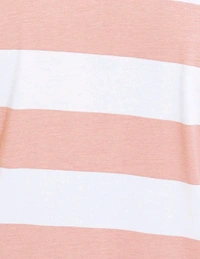 MAX Printed Men Round Neck Pink T-Shirt - M