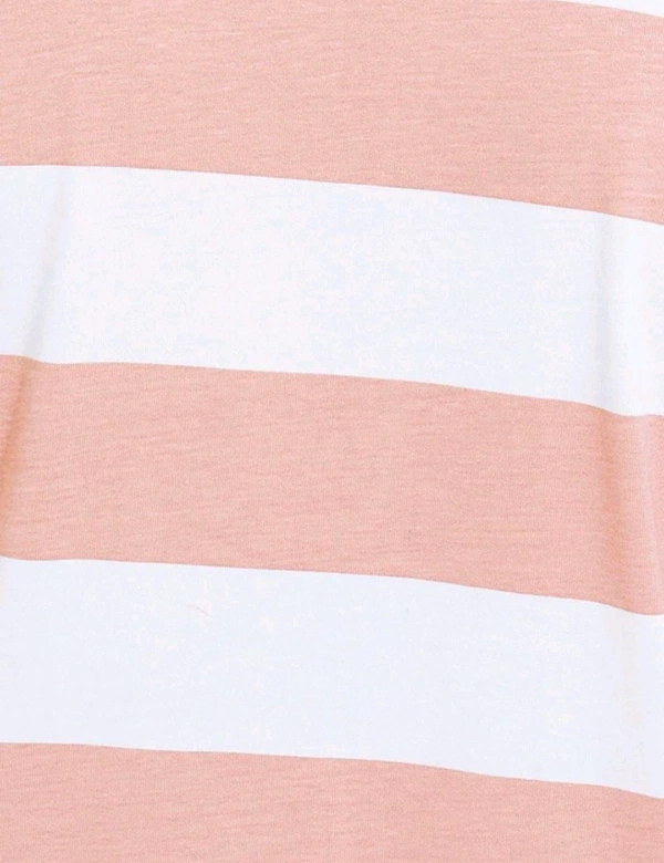 MAX Printed Men Round Neck Pink T-Shirt - M