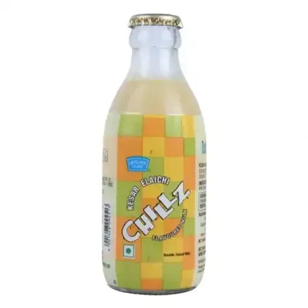 Mother Dairy Chillz Kesar Flavoured Milk Bottle 180 Ml