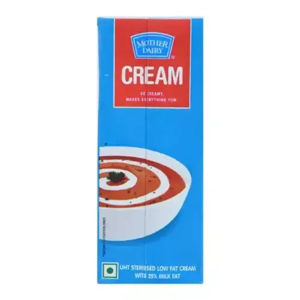  Mother Dairy Cream 200 Ml Tetra Pack