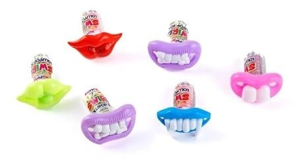 HOPPIN Funny Mouth Swirl Lollipops Playfood Toy - 1pc assorted