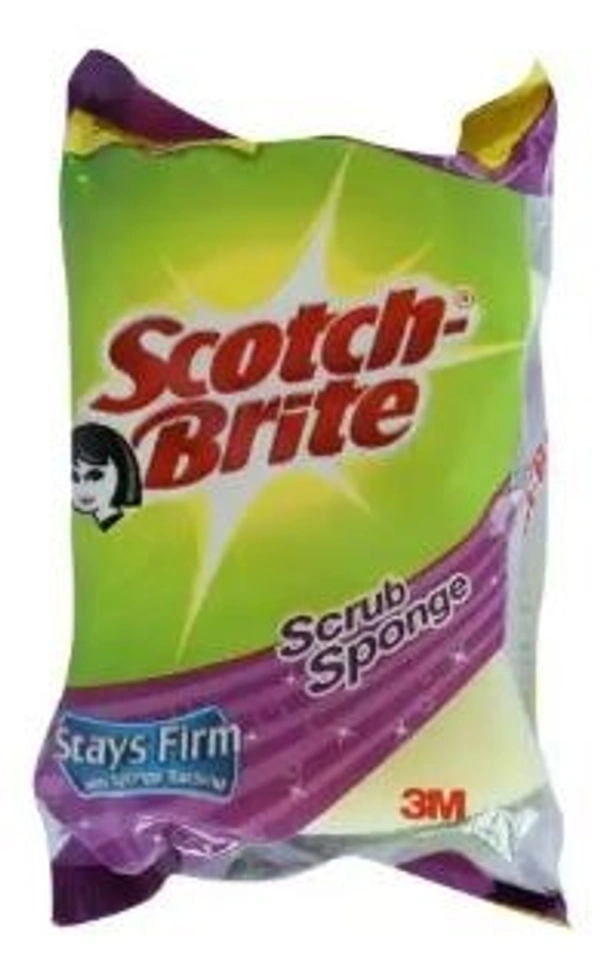 Scotch-brite Scrub Sponge 6x9.5cm Pk3
