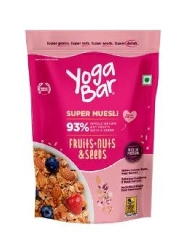 Yogabar Muesli Fruit Nuts & Seeds- 400gm
