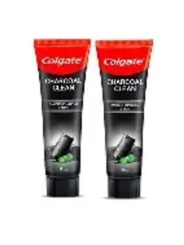 Colgate Charcoal Clean Gel Toothpaste 2X120gm