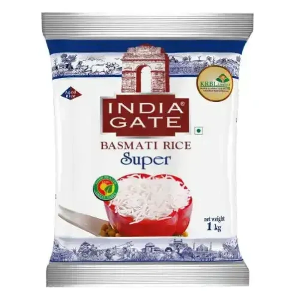 INDIA GATE BASMATI RICE SUPER 1 KG