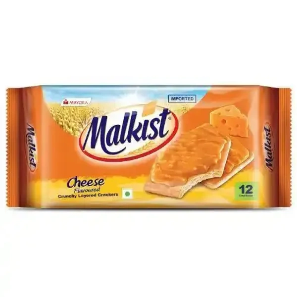 Malkist Cheese Crunchy Layered Crackers 144 G