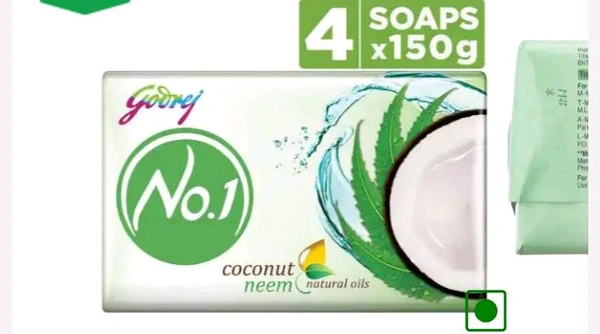 Godrej No 1 Cocoa Neem - 4X150gm