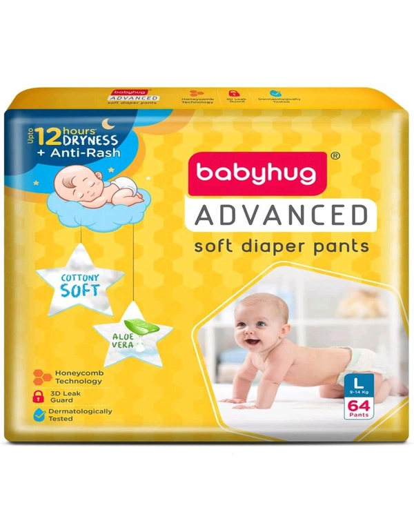 Babyhug Diaper Pants L (64 Unit)
