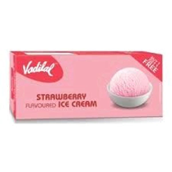 Vadilal Strawberry Icecream Brick (800ml) -1pc