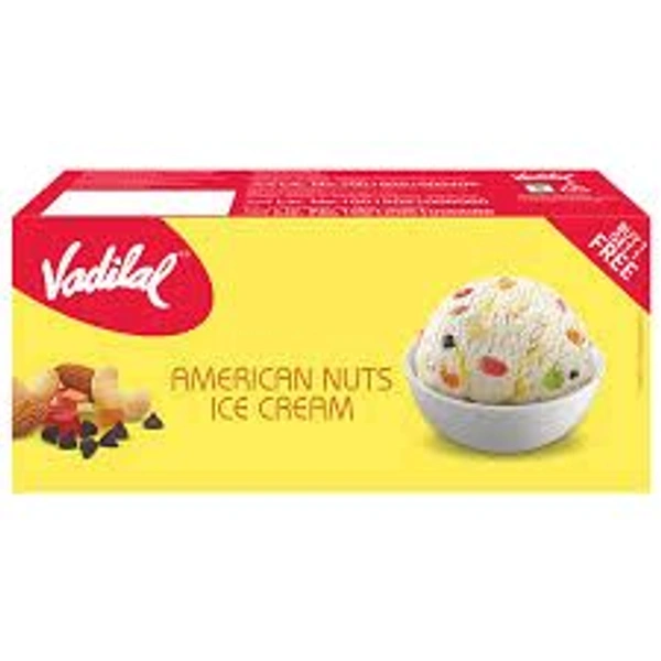 Vadilal American Nuts Icecream Brick (800ml) -1pc