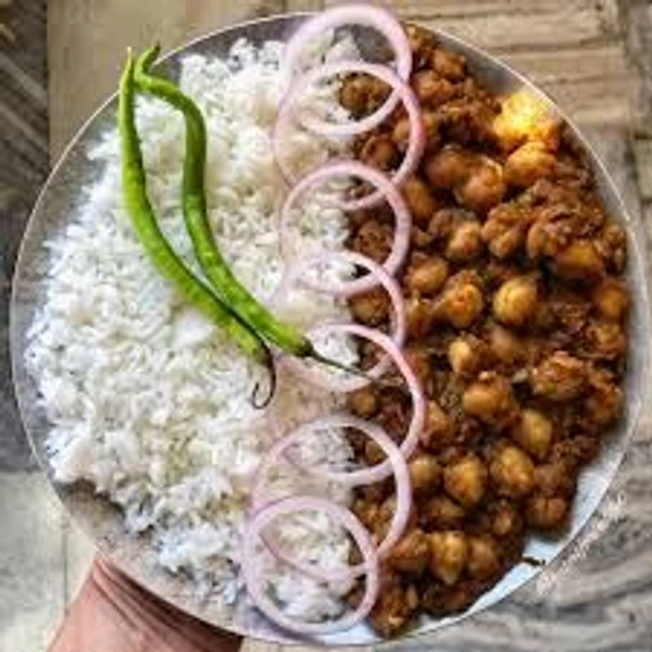 Chole Chawal-half Plate 