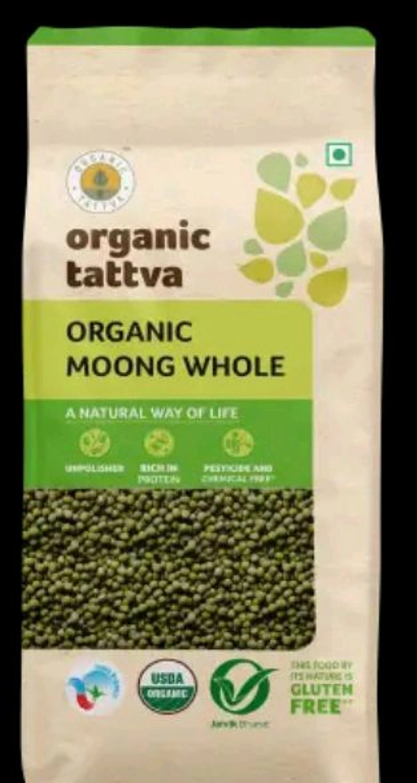 Organic Tattva Moong Sabut -500g