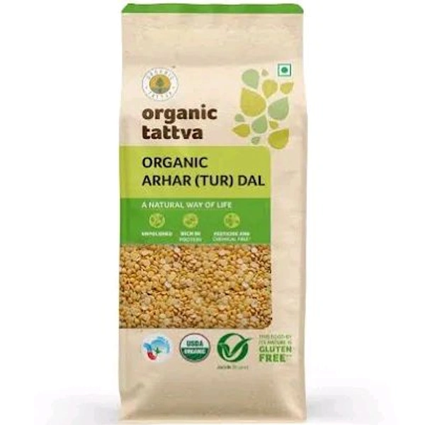 Organic Tattva Toor Dal-500g