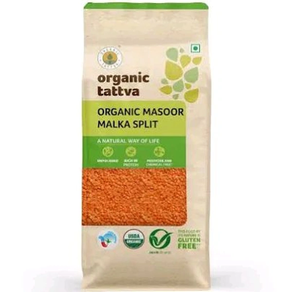 Organic Tattva Masoor Dal Split -500g