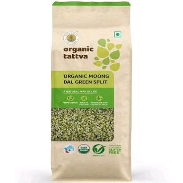 Organic Tattva Moong Chilka-500g