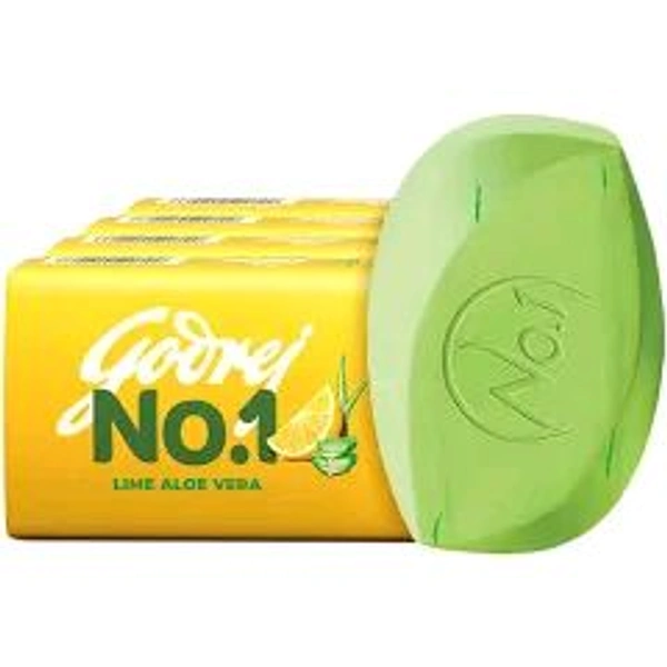 Godrej No 1 Lime and Aloe- 4X150gm
