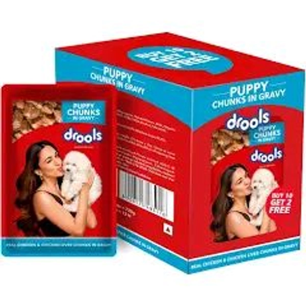 Drools Puppy - chunks in gravy (dog food)-60g