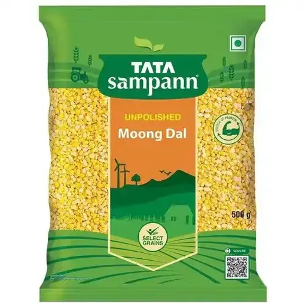 Tata Sampann Unpolished Moong Dal Split, 500g