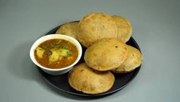 Poori Sabji (6pc Poori)