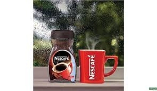 Nescafe Classic Instant Coffee -180g + Free Red Coffee Mug