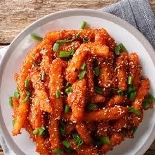 Honey Chilli Potato - full