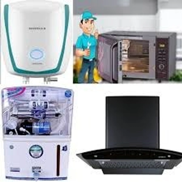 RO Water Purifier, Geyser, Chimney, Microwave