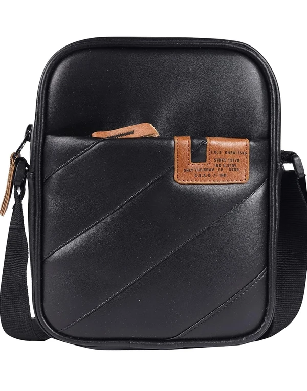 Adult Luggage-Pleat Messenger Bag -Colour: Black (2Litre)
