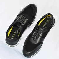 EXPORT LEATHER SHOES Corporate Casuals For Men  (Black) - 10 (27.4-28.1) Lenth In CM