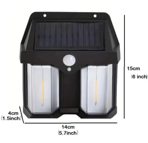 Motion Solar Light -Outdoor-(Wall Mounted Pack) - Motion Solar Light -Outdoor