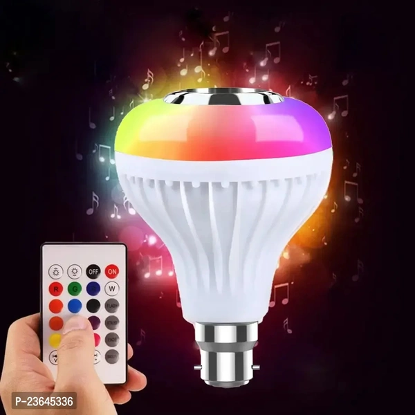 Microled High Tech Smart Colour Changing Bulb With Blutooth Music Player in built (Multicolour) CONTROL WITH REMOTE