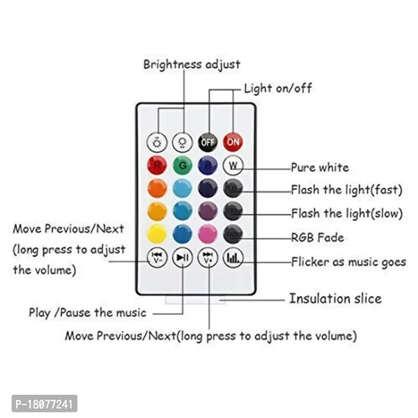 Microled High Tech Smart Colour Changing Bulb With Blutooth Music Player in built (Multicolour) CONTROL WITH REMOTE