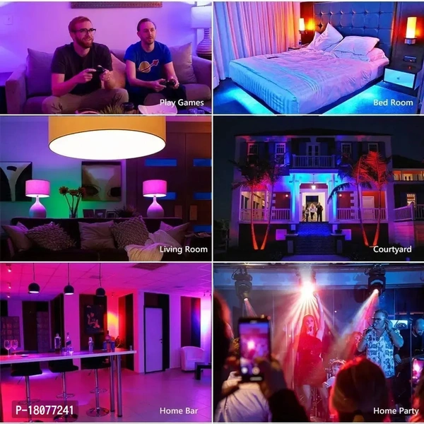 Microled High Tech Smart Colour Changing Bulb With Blutooth Music Player in built (Multicolour) CONTROL WITH REMOTE