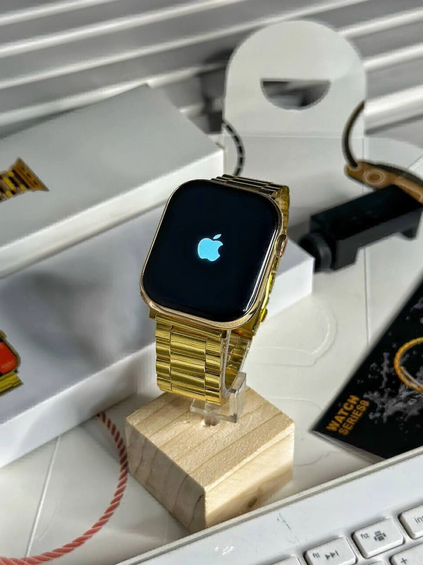 Apple Org. Logo Golden Watch {24k Gold PREMIUM}