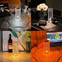 Beautiful Diamond Crystals Table Lamp