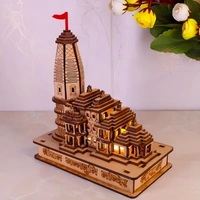 Shree Ram Mandir Ayodhya 3D Wooden Model 