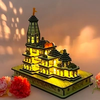 Shree Ram Mandir Ayodhya 3D Wooden Model 