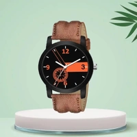 NIRVANA  Combo Of Men's Watch, Wallet, Belt And Wireless Bluetooth Earphone with Mic