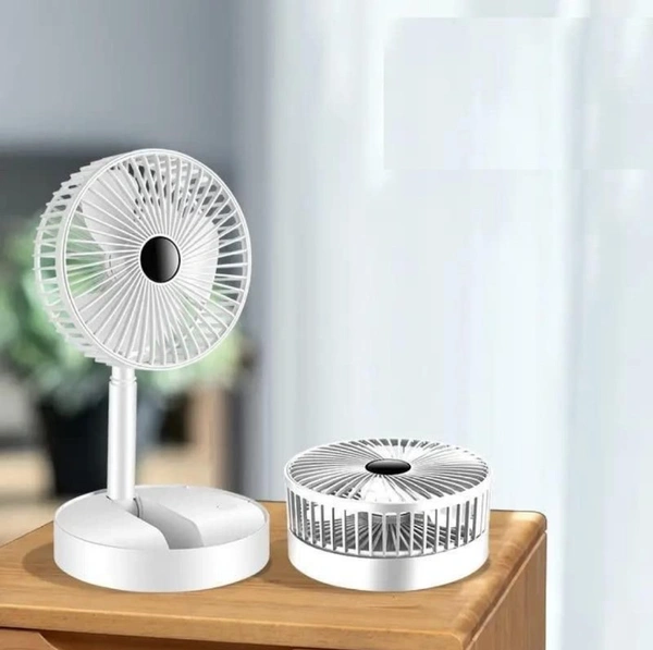 NIRVANA Powerful Rechargeable High Speed Table Desk Fan