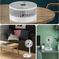 NIRVANA Powerful Rechargeable High Speed Table Desk Fan