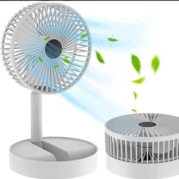 NIRVANA Powerful Rechargeable High Speed Table Desk Fan