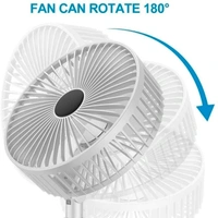 NIRVANA Powerful Rechargeable High Speed Table Desk Fan